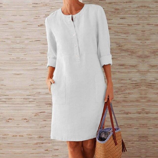 Ottilie | Stijlvol veelzijdig dames midi-jurk