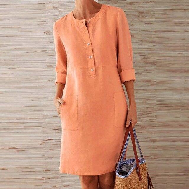 Ottilie | Stijlvol veelzijdig dames midi-jurk