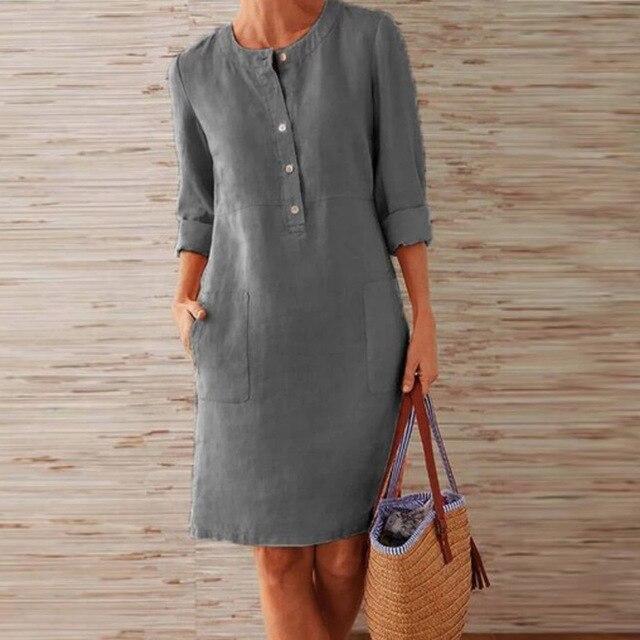 Ottilie | Stijlvol veelzijdig dames midi-jurk