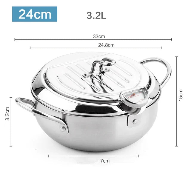 KnackigerMeister™ Perfecte frituurresultaten met ingebouwde thermometer