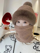 Dames Beanie Met Sjaal | Wintermuts | Winddicht & Extra Warm