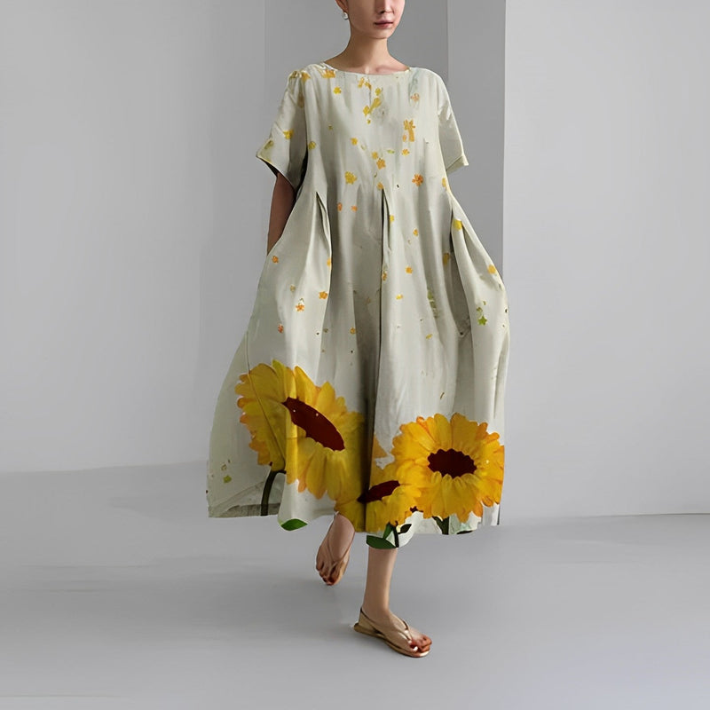 Amelia | Boheemse Bloemenjurk voor Vrouwen
