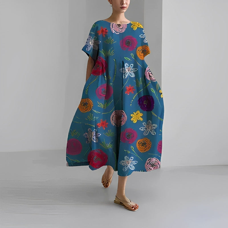 Amelia | Boheemse Bloemenjurk voor Vrouwen