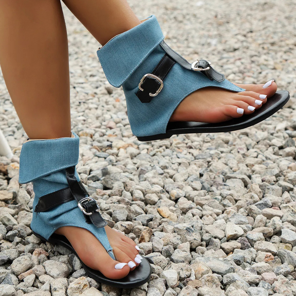 Leona - Denim Sandalen voor Dames