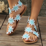 Lucinda - Bloemige Sandalen voor Dames