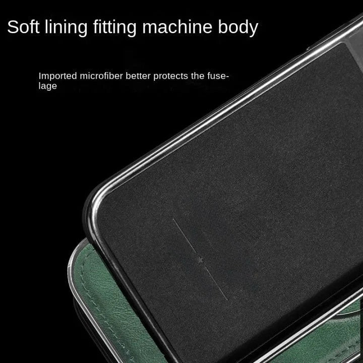 Phone Case met MagSafe | Standfunctie | Hoogwaardig Kunstleer | iPhone Bescherming