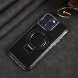 Phone Case met MagSafe | Standfunctie | Hoogwaardig Kunstleer | iPhone Bescherming