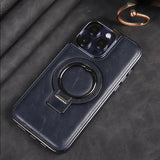 Phone Case met MagSafe | Standfunctie | Hoogwaardig Kunstleer | iPhone Bescherming