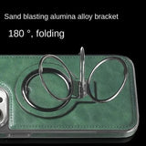 Phone Case met MagSafe | Standfunctie | Hoogwaardig Kunstleer | iPhone Bescherming