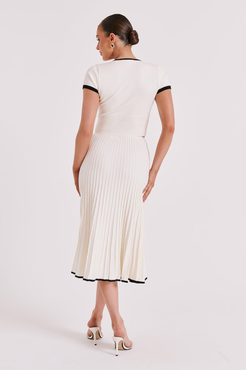 Zora™ Witte Gebreide Top