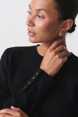 Dames Cardigan | Rechte Pasvorm | Zachte Stretchstof | Elegante Knoopsluiting