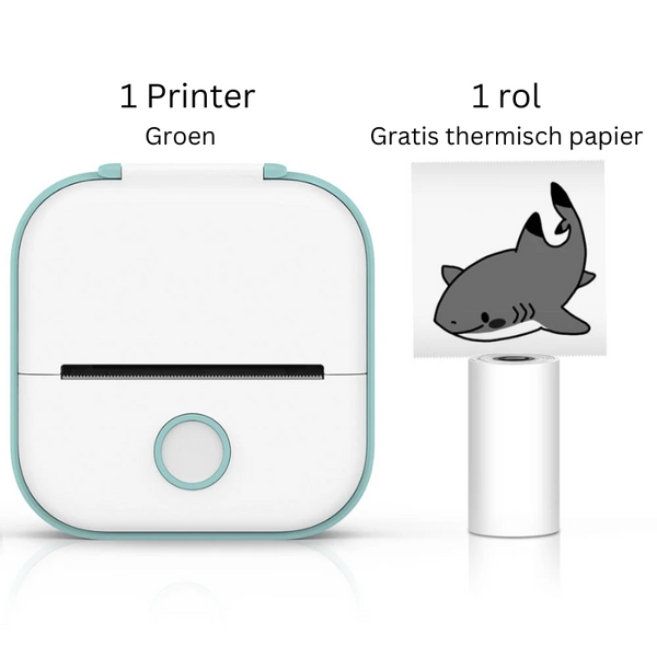 PocketPix™ Draagbare roze/groene printer