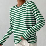 StripesEase™ Gestreept langarmshirt