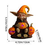 PhantomPumpkin™ 1+1 GRATIS | Halloween-Resin-Statue mit Kürbislampe