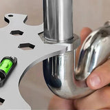 Multifunctionele Hoeksleutel | Ergonomisch Design | Roestvrij Staal | Compact Formaat