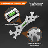 Multifunctionele Hoeksleutel | Ergonomisch Design | Roestvrij Staal | Compact Formaat