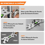 Multifunctionele Hoeksleutel | Ergonomisch Design | Roestvrij Staal | Compact Formaat