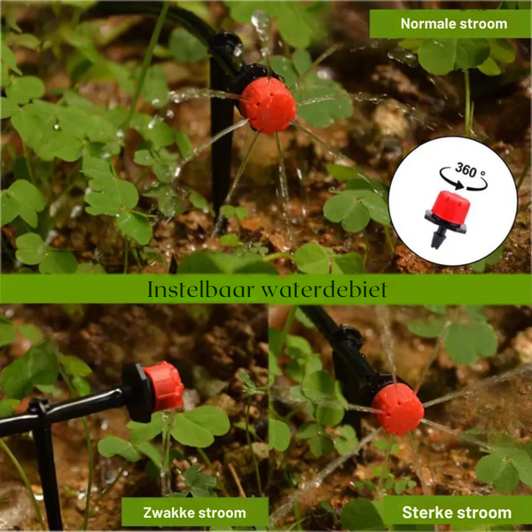 DruppelFlex™ Verstelbare Waterstroom