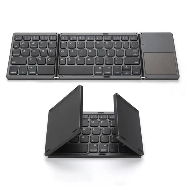 Mini Bluetooth Toetsenbord | Compact, Opvouwbaar & Draagbaar | Inclusief Touchpad