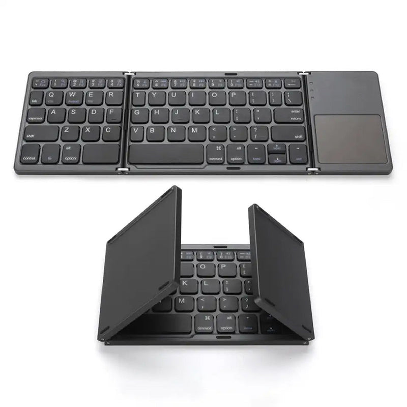 Mini Bluetooth Toetsenbord | Compact, Opvouwbaar & Draagbaar | Inclusief Touchpad