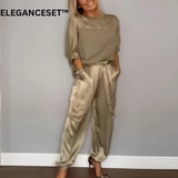 EleganceSet™ Elegante Dames Set Broek en Shirt