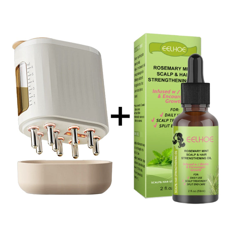 Elektrische Hoofdhuid Massager | Roodlichttherapie & Vibratie | Waterdicht