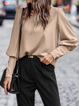 AnneElegance™ – Damesblouse met vierkante hals Elegant