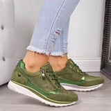 Livia – Ritssluiting Sneakers met Comfort Inlegzool