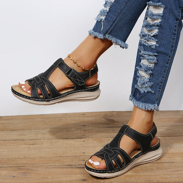 HalluxEase™ – Orthopedische sandalen voor de correctie van hallux valgus voor dames