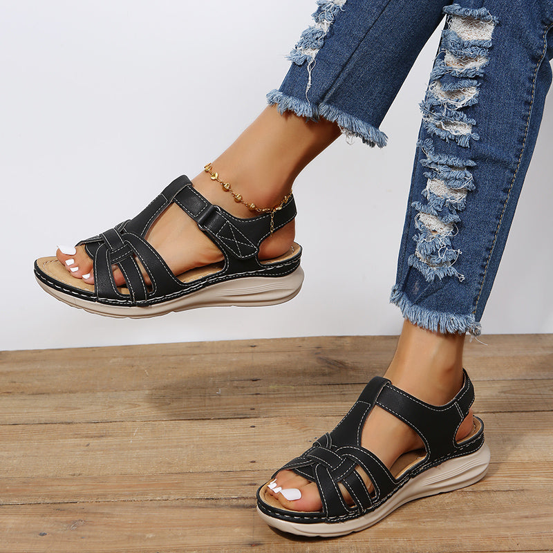 HalluxEase™ – Orthopedische sandalen voor de correctie van hallux valgus voor dames