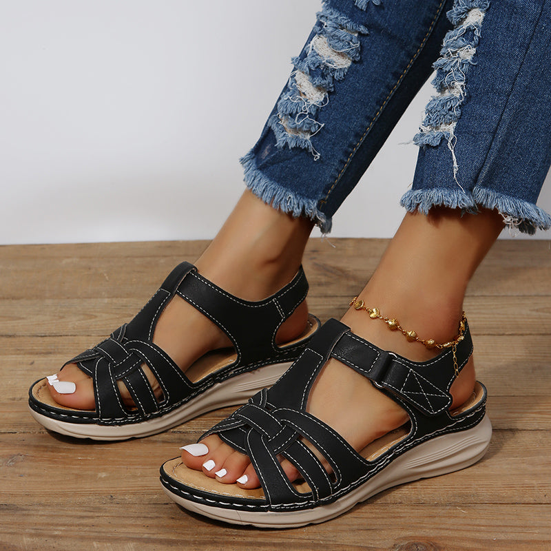 HalluxEase™ – Orthopedische sandalen voor de correctie van hallux valgus voor dames