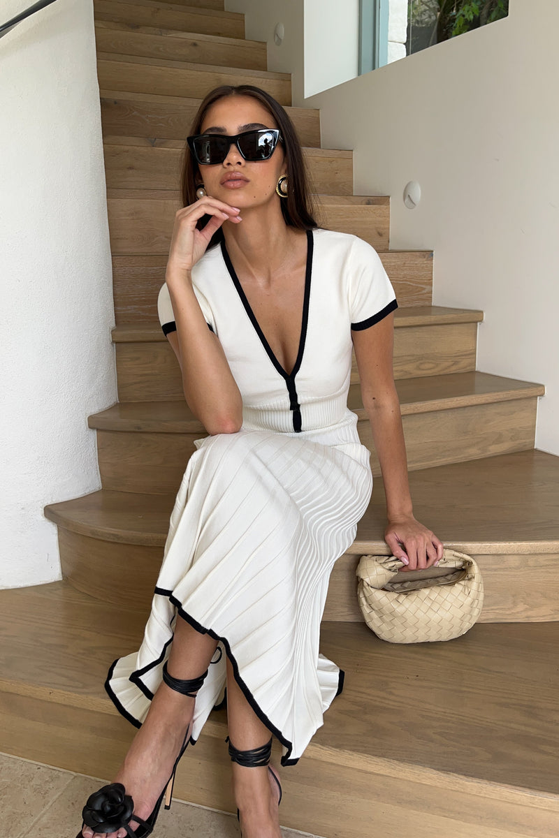 Zora™ Witte Gebreide Top