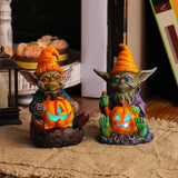 PhantomPumpkin™ 1+1 GRATIS | Halloween-Resin-Statue mit Kürbislampe