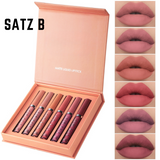 Matte Lippenstift Set | Langhoudend | Verzorgend met Avocado-olie & Vitamine E | 6 Kleuren