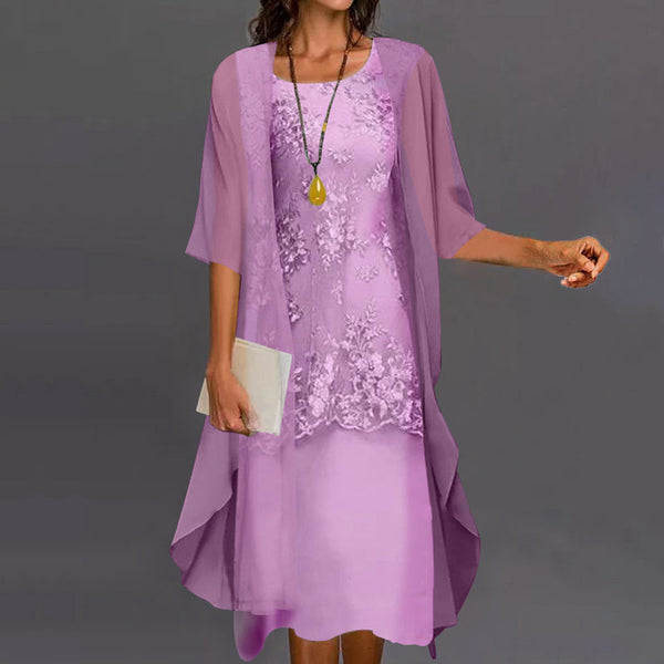 Elegante chiffon jurk voor dames