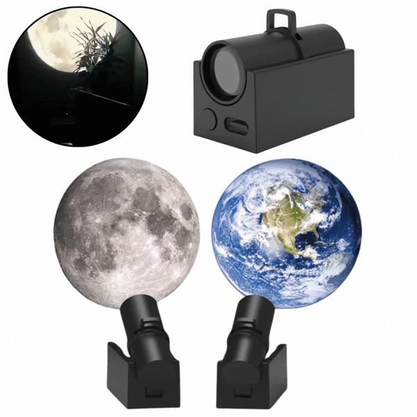 Projectorlamp | OrbitLight Kosmische Aarde & Maan | LED Sterrenhemel Effect
