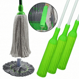 Zelfwringende Dweil | 2-in-1 Droog & Nat Gebruik | Microvezel Mop | 360° Draaiend