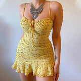 Floriva™ – Elegante zomer camisole jurk met bloemenpatroon