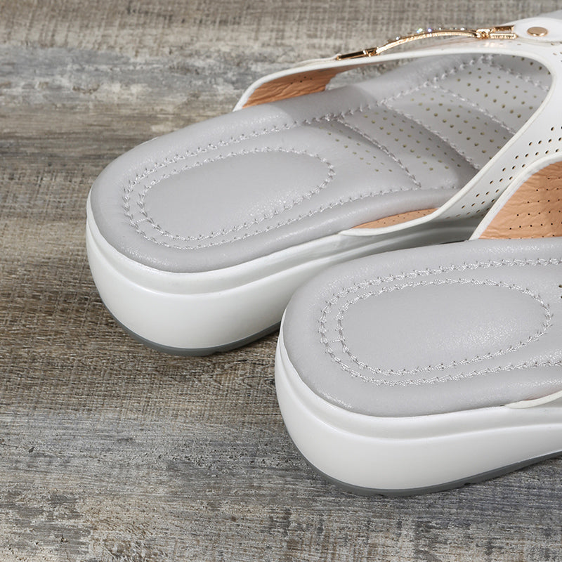 Adeline™ Orthopedische Teenslippers Met Platform