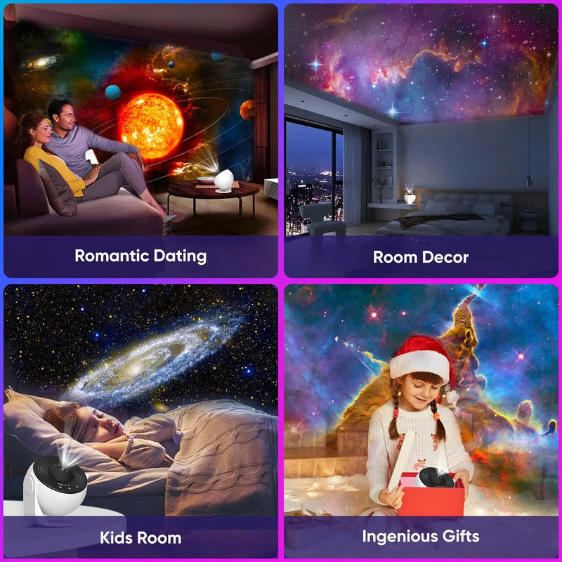 Galaxia™ e perfecte sterrenhemel projector die je kamer verandert in een betoverend sterrenuniversum voor magische nachten.