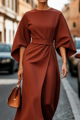 Clare - Stylish Maxi Dress with Belt