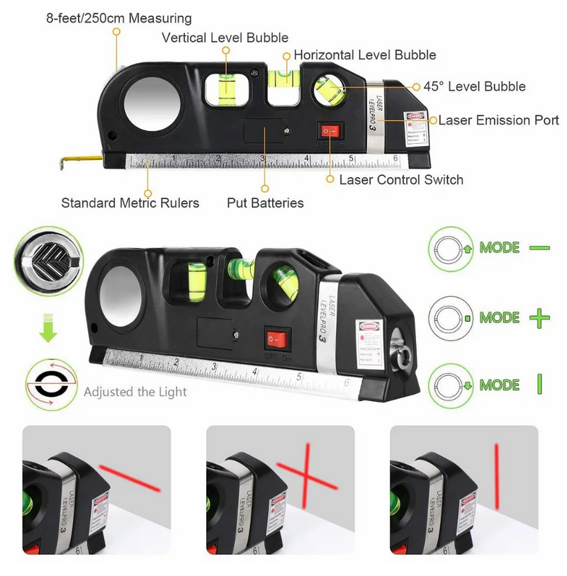 LevelEase™ - Precisie laserwaterpas