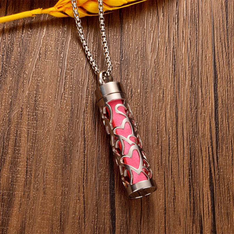 Aroma Hanger Ketting | Geur Sieraad | Roestvrij Staal | 60 cm
