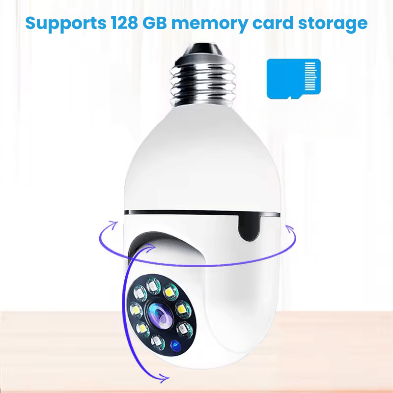 WLAN beveiligingscamera | 1080P HD | 355° panorama | Nachtzicht & bewegingsdetectie