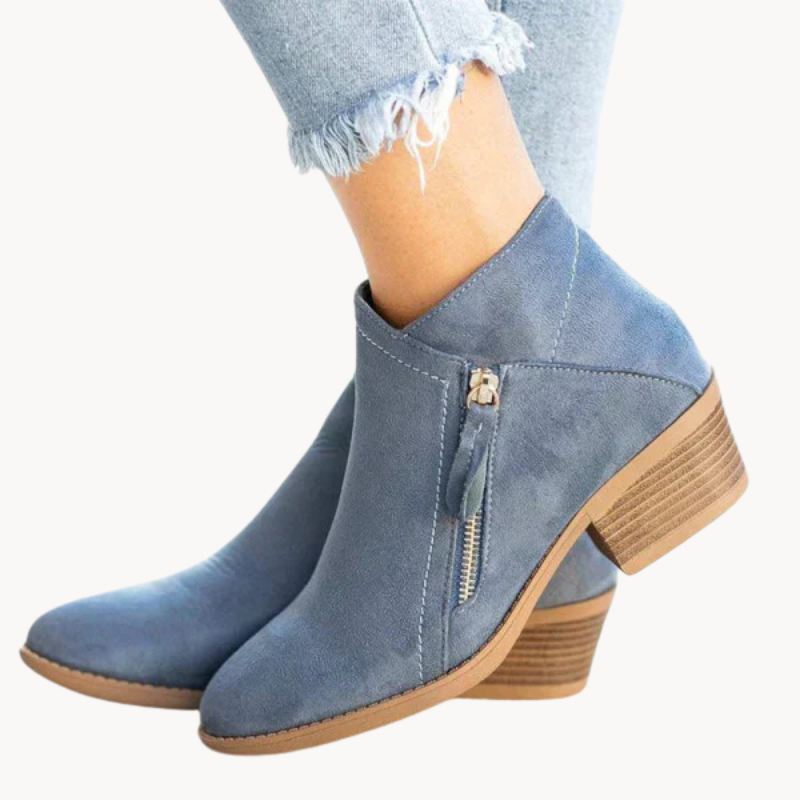 Selene | Tijdloze Comfort & Moeiteloze Elegantie Dames Enkellaarsjes