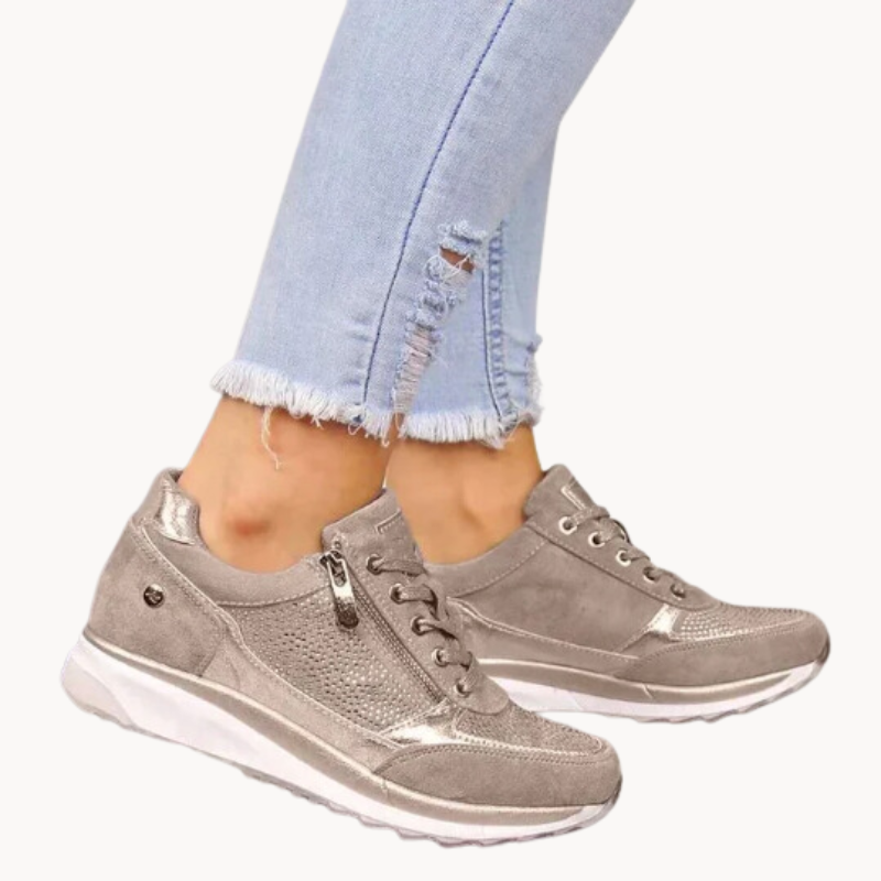 Yulia | Geavanceerde Comfort & Ondersteuning Centraal Rits Sneakers voor Vrouwen