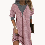 Gwen | Elegante breicomfort dames overhemdjurk