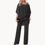 Wilma | Elegant Off-Shoulder Design Twee-Delig Set voor Vrouwen