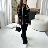 Carlota | Elegant en op maat gemaakte dames cardigan en broek set