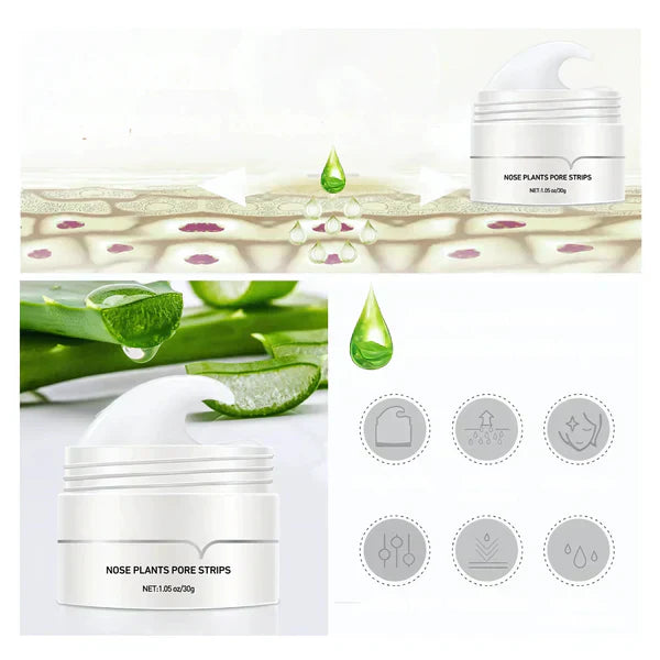 Blackhead Verwijder Pleisters | Poriën Reinigend | Met Aloe Vera & Actieve Kool